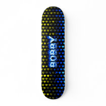 Bobby blue fire Skatersollie skateboard.
