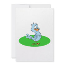 Bobby Blue Jay Personalized Invitation