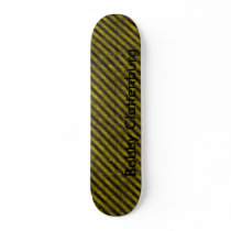 bobby clattenburg caution board custom skate board