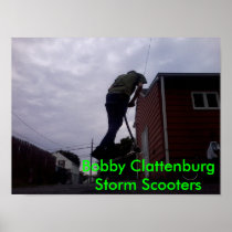Bobby Clattenburg Storm Scooters Posters