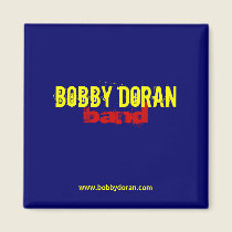 Bobby Doran Music - Square Magnet magnets