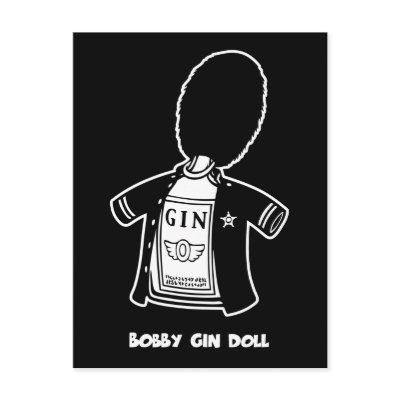 Bobby Gin Doll Post Card by kbilltv