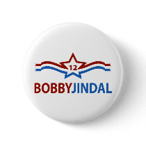 Bobby Jindal 12 Pinback Button