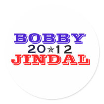 Bobby Jindal '12 stickers