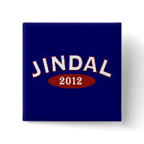Bobby Jindal 2012 Arc Pinback Buttons