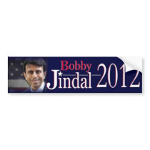 Bobby Jindal 2012 bumper sticker bumper stickers