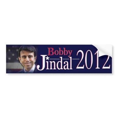 Bobby Jindal 2012 bumper sticker by CleverSays