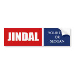 BOBBY JINDAL 2012 BUMPER STICKER