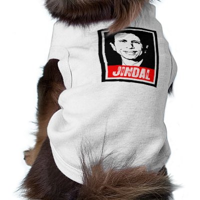 BOBBY JINDAL 2012 DOG T SHIRT by RepublicanClothes