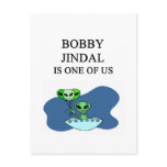 bobby jindal, alien postcards