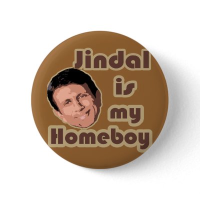 Bobby Jindal Pinback Buttons by BoogieMonst