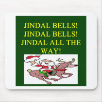 bobby jindal christmas shirt mousepads