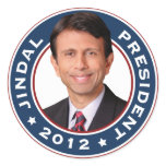 Bobby Jindal for President 2012 Round Stickers