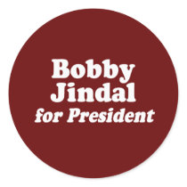 BOBBY JINDAL FOR PRESIDENT 2 STICKERS