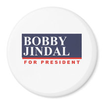 BOBBY JINDAL FOR PRESIDENT (Banner) Refrigerator Magnet