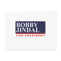 BOBBY JINDAL FOR PRESIDENT (Banner) Post Cards