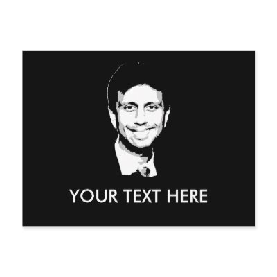Bobby Jindal Gear Postcard by ElectionGear