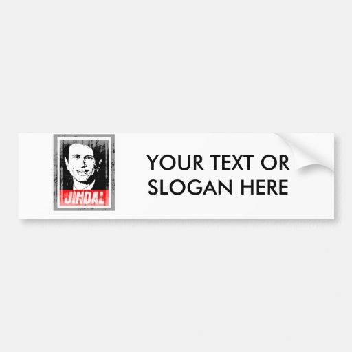 BOBBY JINDAL INK BLOCK.png Bumper Stickers