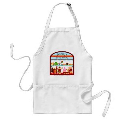 Bobby's Busy Bakery Apron by jerryjindrich