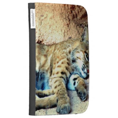 Bobcat Habitat Kindle Case