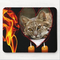 Bobcat Valentine Mousepad mousepads