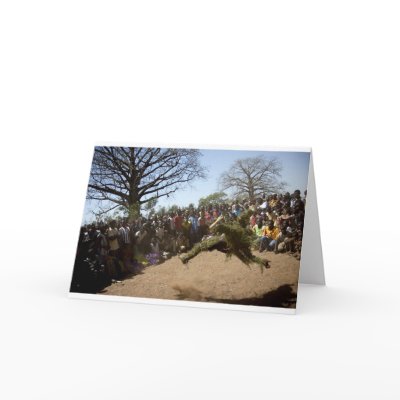 Bobo Dioulasso. Funeral ceremonies. Greeting Cards by ciccia