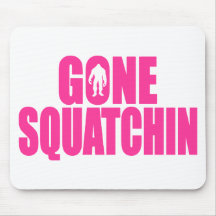   Bobo GONE SQUATCHIN Gear Finding Bigfoot Mouse Pads
