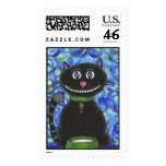 BoBo the Black Cat - Postage Stamp
