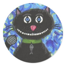 BoBo the Black Cat - sticker