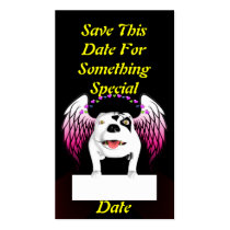 Bobo the Devil Dog does Angel Business Card Template