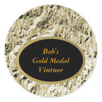 Bob's Gold Medal Vintner Wine Labels stickers by MiaBellezza Bob's Gold Medal Vintner Wine Labels stickers