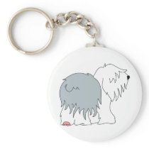 Bobtail Sheepdog Key Chain