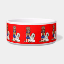 Bobtails for Peace Dog Bowl
