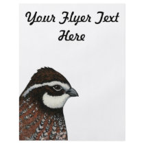 Bobwhite Quail Head Custom Flyer