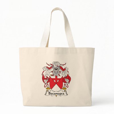 Bocanegra Family Crest Bags by coatsofarms