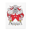 Bocanegra Family Crest postcards by coatsofarms Bocanegra Family Crest postcards