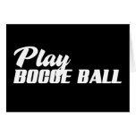 Bocce Ball Card