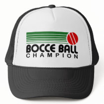 Bocce Ball Champion Hats