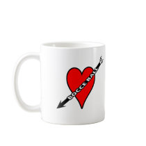 Bocce Ball Heart Mugs