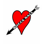 Bocce Ball Heart Tee Shirts