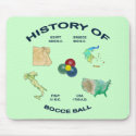 Bocce Ball History Mousepad