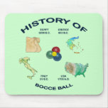 Bocce Ball History Mousepad