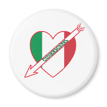 Bocce Ball Italy Flag Magnet