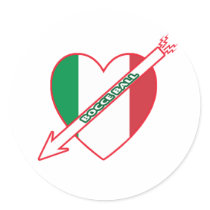 Bocce Ball Italy Flag