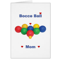 Bocce Ball Mom Heart