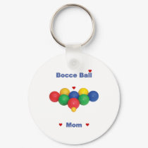 Bocce Ball Mom Heart
