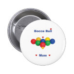 Bocce Ball Mom Heart Pin