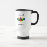 Bocce Ball Mom Heart Travel Mug