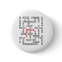 Bocce Ball Puzzle Pinback Buttons