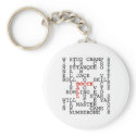 Bocce Ball Puzzle Key Chains